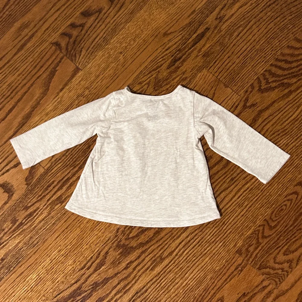 First Impressions | Off White Heather Bunny Long Sleeve Tee
